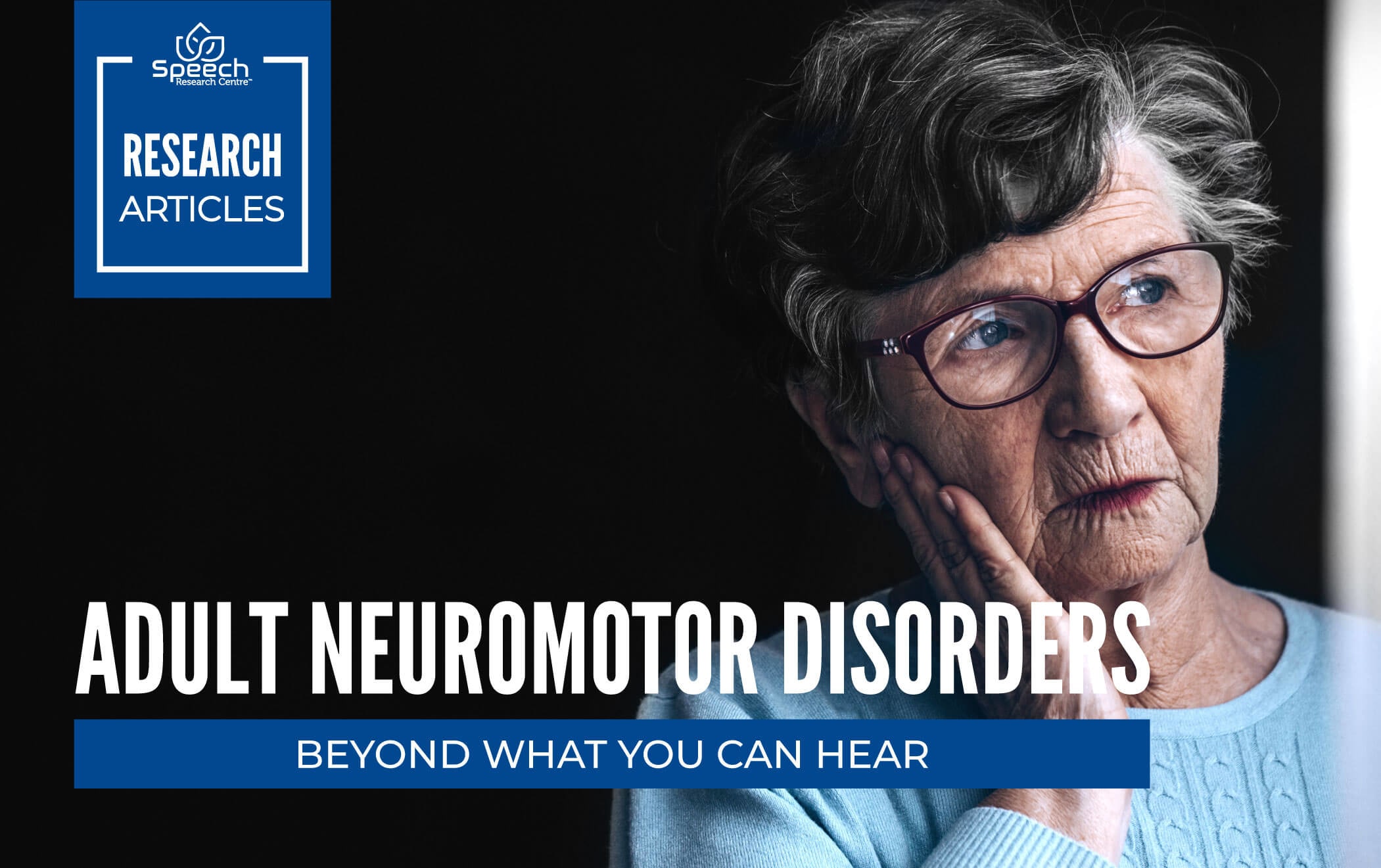 elderly woman looking to her left