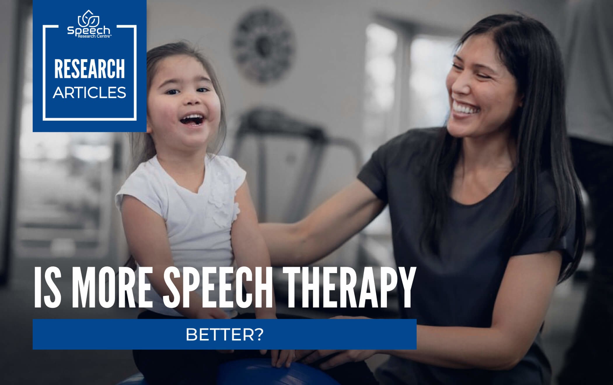 an instructor with a young female patient smiling