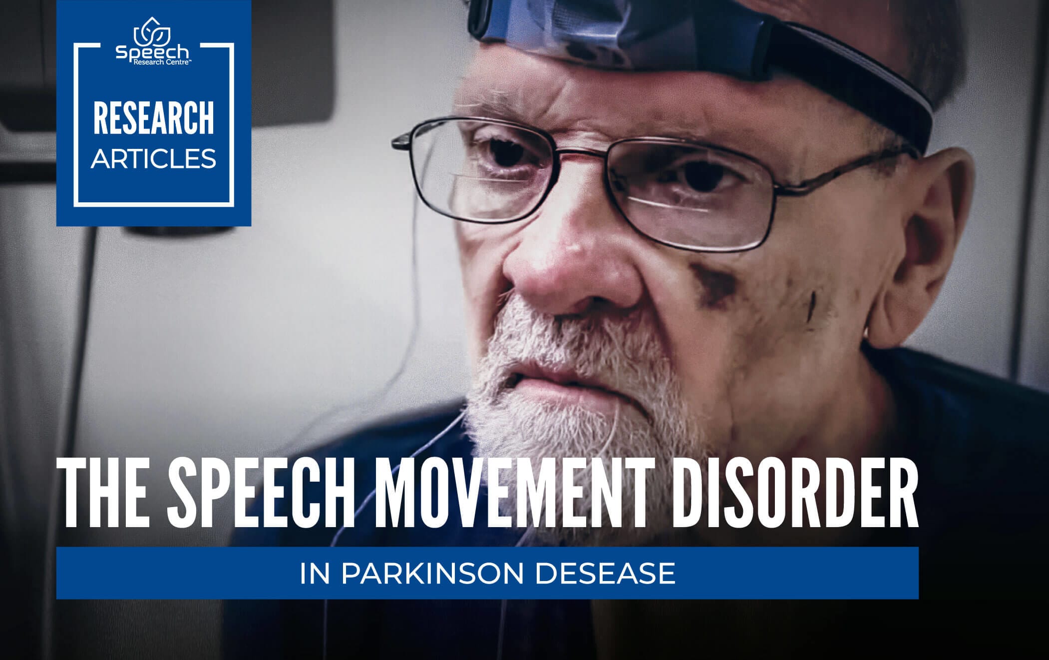 elderly patient with parkinsons being monitored